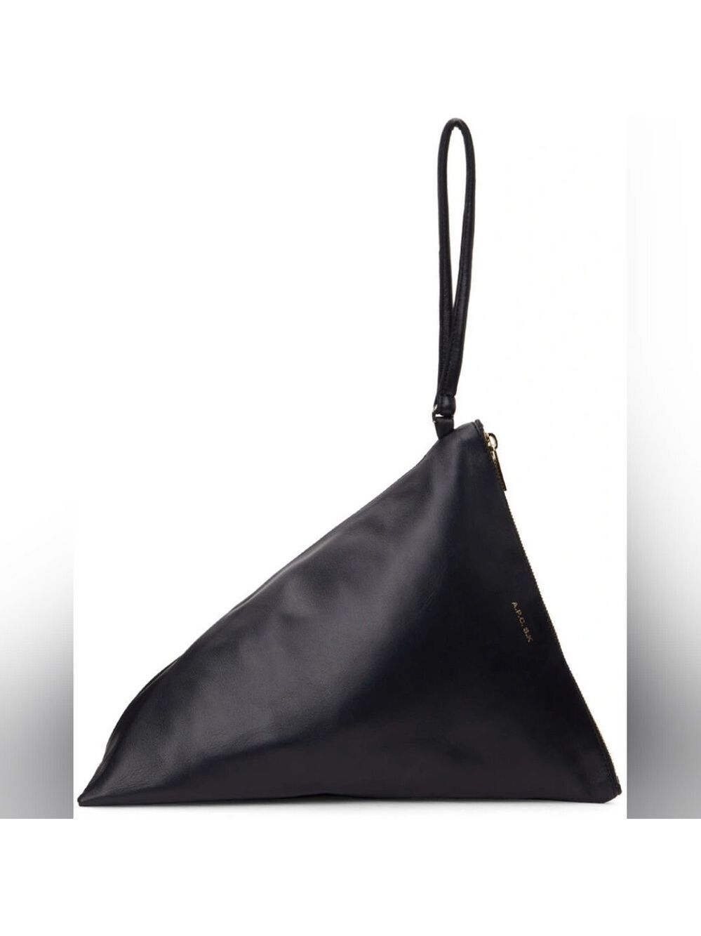 A.P.C. Navy Suzanne Pyramid Clutch BNWT with scratches - Picture 2 of 10